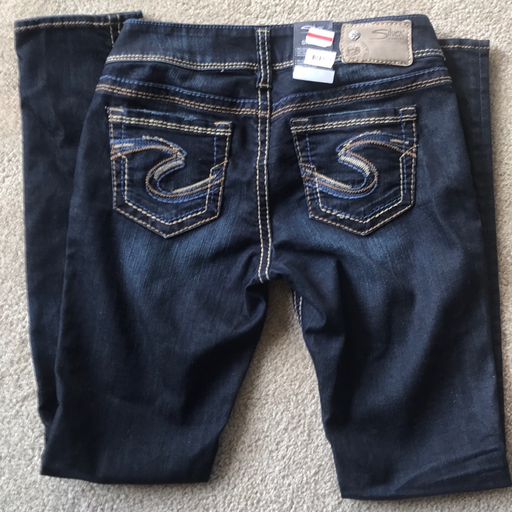 Silver Suki Skinny denim Jeans New size 27x31